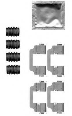 MINTEX MBA1828 Комплектуючі, колодки дискового гальма