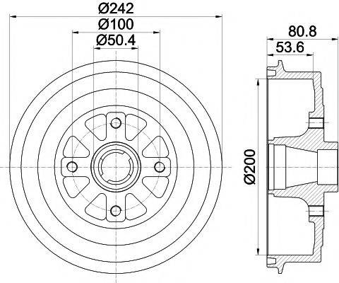 MINTEX MBD330 Гальмівний барабан