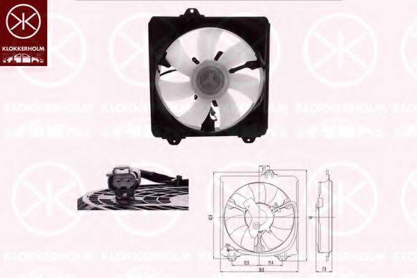 KLOKKERHOLM 81792602 Вентилятор, охолодження двигуна