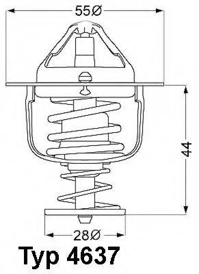 WAHLER 463788D Термостат, охолоджуюча рідина