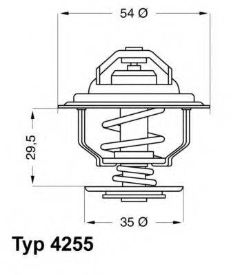 WAHLER 425592D Термостат, охолоджуюча рідина