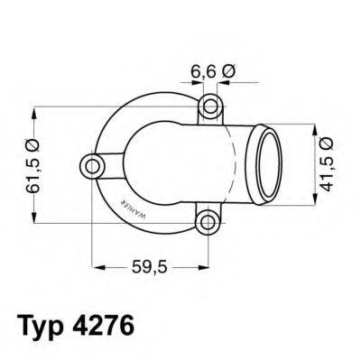 WAHLER 427687D Термостат, охолоджуюча рідина