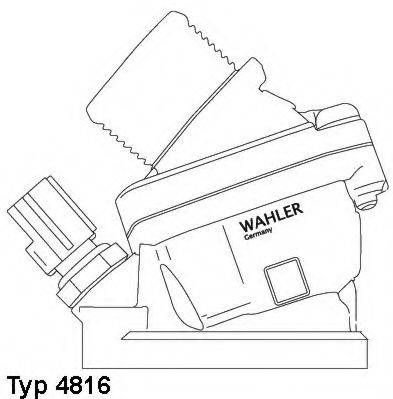 WAHLER 481690D Термостат, охолоджуюча рідина