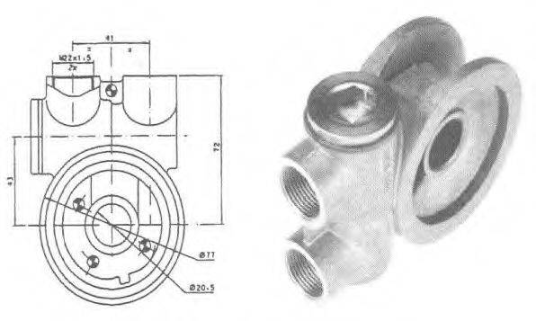 WAHLER 41069271D Термостат, масляне охолодження