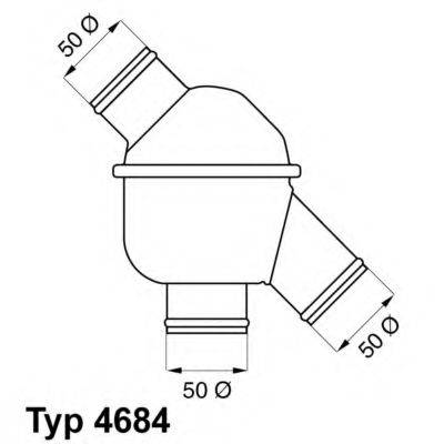 WAHLER 4684831 Термостат, охолоджуюча рідина