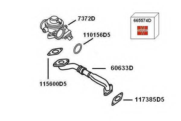 WAHLER 7900429 Рециркуляція ОГ