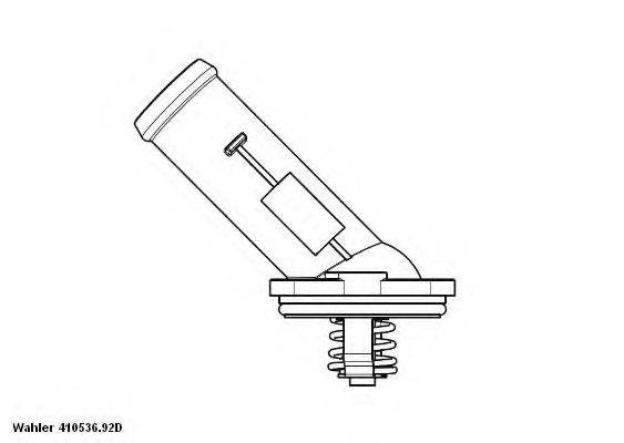 WAHLER 41053692D Термостат, охолоджуюча рідина