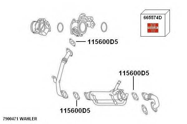 WAHLER 7900471 Рециркуляція ОГ