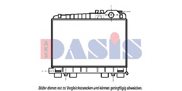 AKS DASIS 050680N Радіатор, охолодження двигуна