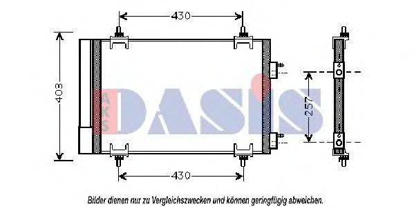 AKS DASIS 062008N Конденсатор, кондиціонер