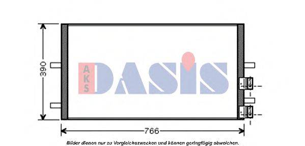 AKS DASIS 092038N Конденсатор, кондиціонер