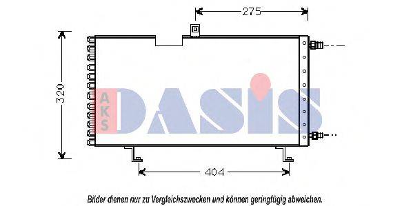 AKS DASIS 162000N Конденсатор, кондиціонер