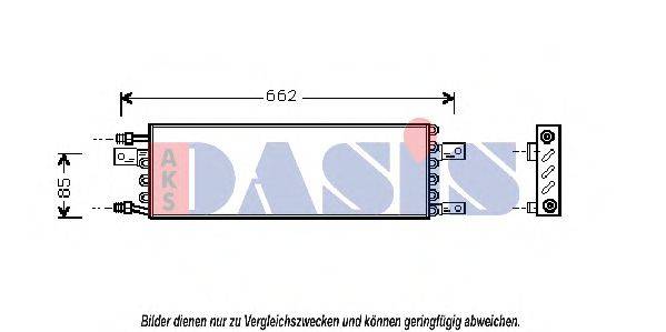AKS DASIS 172180N Конденсатор, кондиціонер