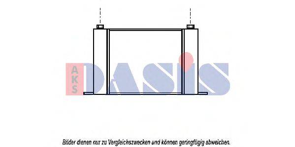 AKS DASIS 196060N масляний радіатор, моторне масло