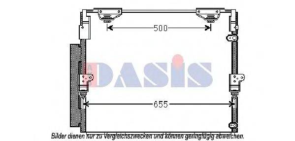 AKS DASIS 212070N Конденсатор, кондиціонер