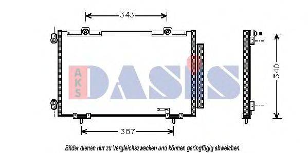 AKS DASIS 212980N Конденсатор, кондиціонер