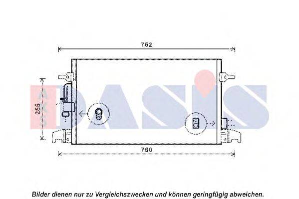 AKS DASIS 482022N Конденсатор, кондиціонер