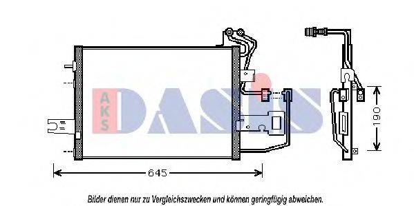 AKS DASIS 492002N Конденсатор, кондиціонер