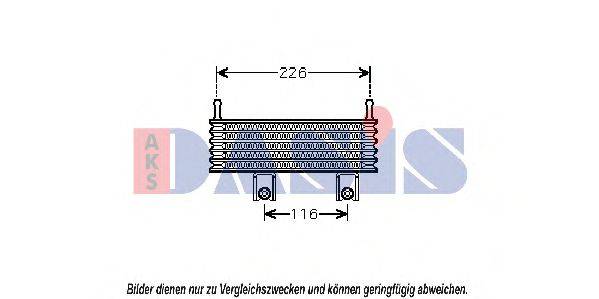 AKS DASIS 566001N масляний радіатор, моторне масло