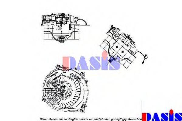 AKS DASIS 742740N Вентилятор салону