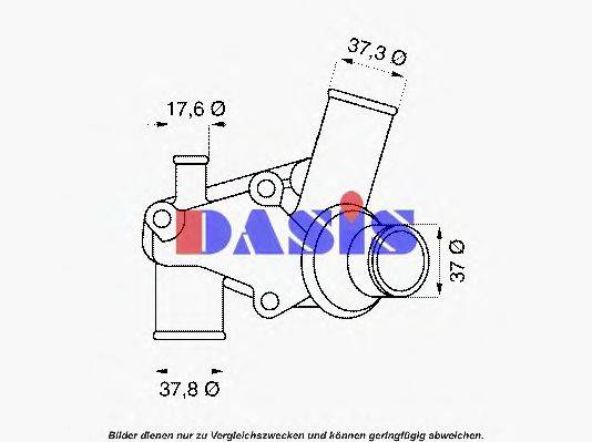 AKS DASIS 750734N Термостат, охолоджуюча рідина