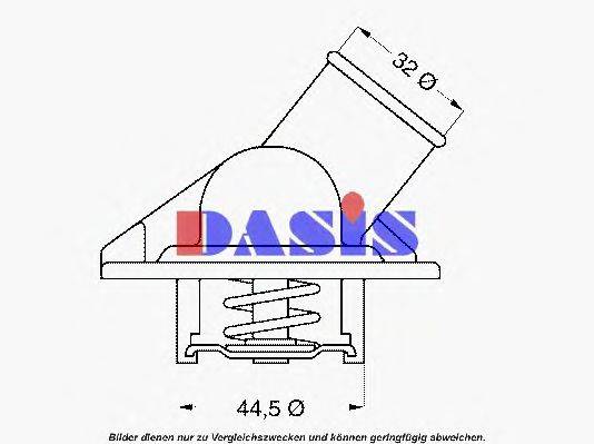 AKS DASIS 751779N Термостат, охолоджуюча рідина