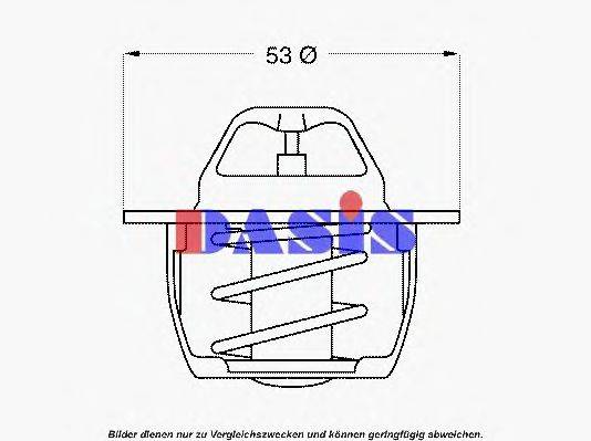 AKS DASIS 751850N Термостат, охолоджуюча рідина