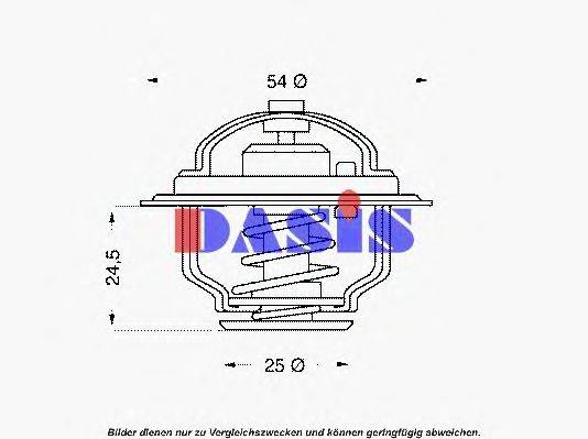 AKS DASIS 751853N Термостат, охолоджуюча рідина