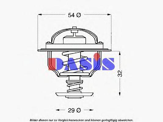 AKS DASIS 751858N Термостат, охолоджуюча рідина