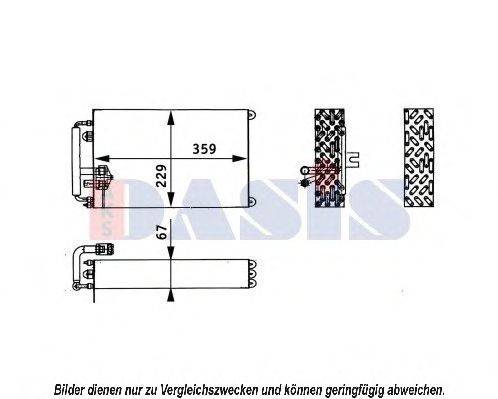 AKS DASIS 820325N Випарник, кондиціонер