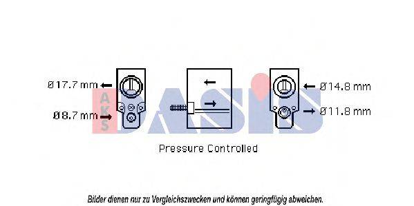 AKS DASIS 840150N Розширювальний клапан, кондиціонер