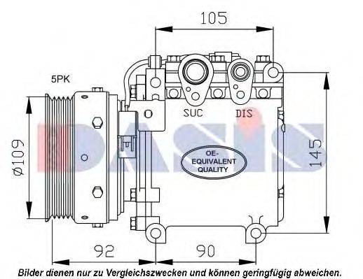 AKS DASIS 851647N Компресор, кондиціонер