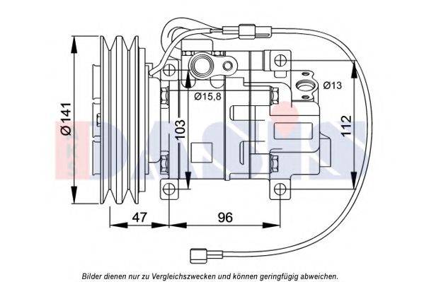 AKS DASIS 852777N Компресор, кондиціонер