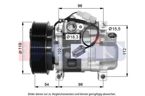 AKS DASIS 852776N Компресор, кондиціонер