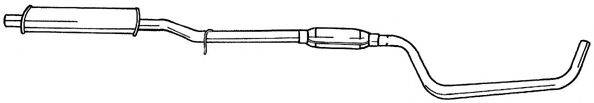 AKS DASIS SG53409 Середній глушник вихлопних газів