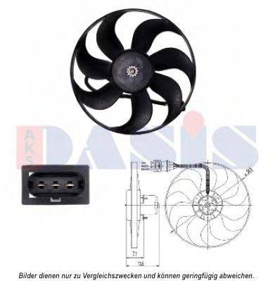 AKS DASIS 488029N Вентилятор, охолодження двигуна