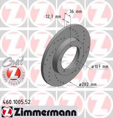 ZIMMERMANN 460100552 гальмівний диск