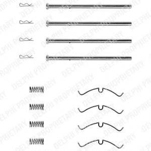 DELPHI LX0100 Комплектуючі, колодки дискового гальма