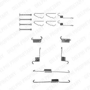 DELPHI LY1058 Комплектуючі, гальмівна колодка
