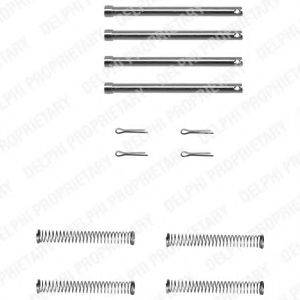 DELPHI LX0097 Комплектуючі, колодки дискового гальма