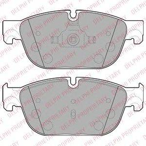 DELPHI LP2198 Комплект гальмівних колодок, дискове гальмо