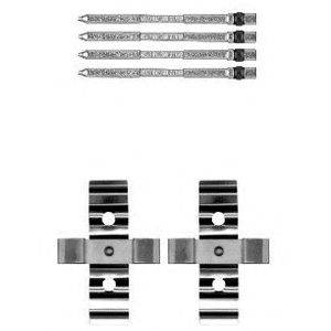 DELPHI LX0604 Комплектуючі, колодки дискового гальма