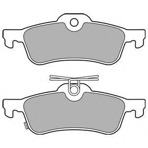 DELPHI LP3147 Комплект гальмівних колодок, дискове гальмо