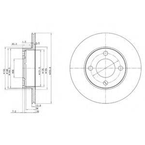 DELPHI BG2215 гальмівний диск