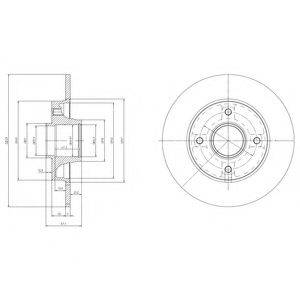 DELPHI BG9022RSC гальмівний диск