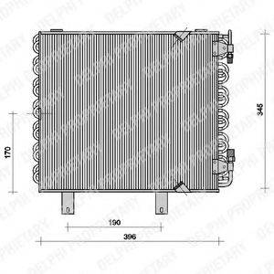 DELPHI TSP0225019 Конденсатор, кондиціонер