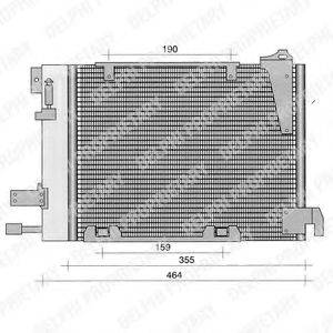 DELPHI TSP0225221 Конденсатор, кондиціонер