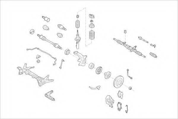 DELPHI FORD03898F Підвіска колеса