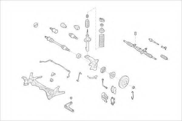 DELPHI FORD05184F Підвіска колеса