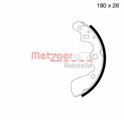 METZGER MG659 Комплект гальмівних колодок